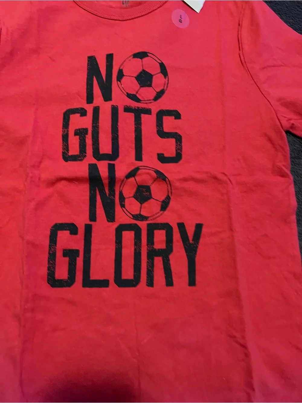 NWT GAP Kids Red Graphic Tee with Navy Print